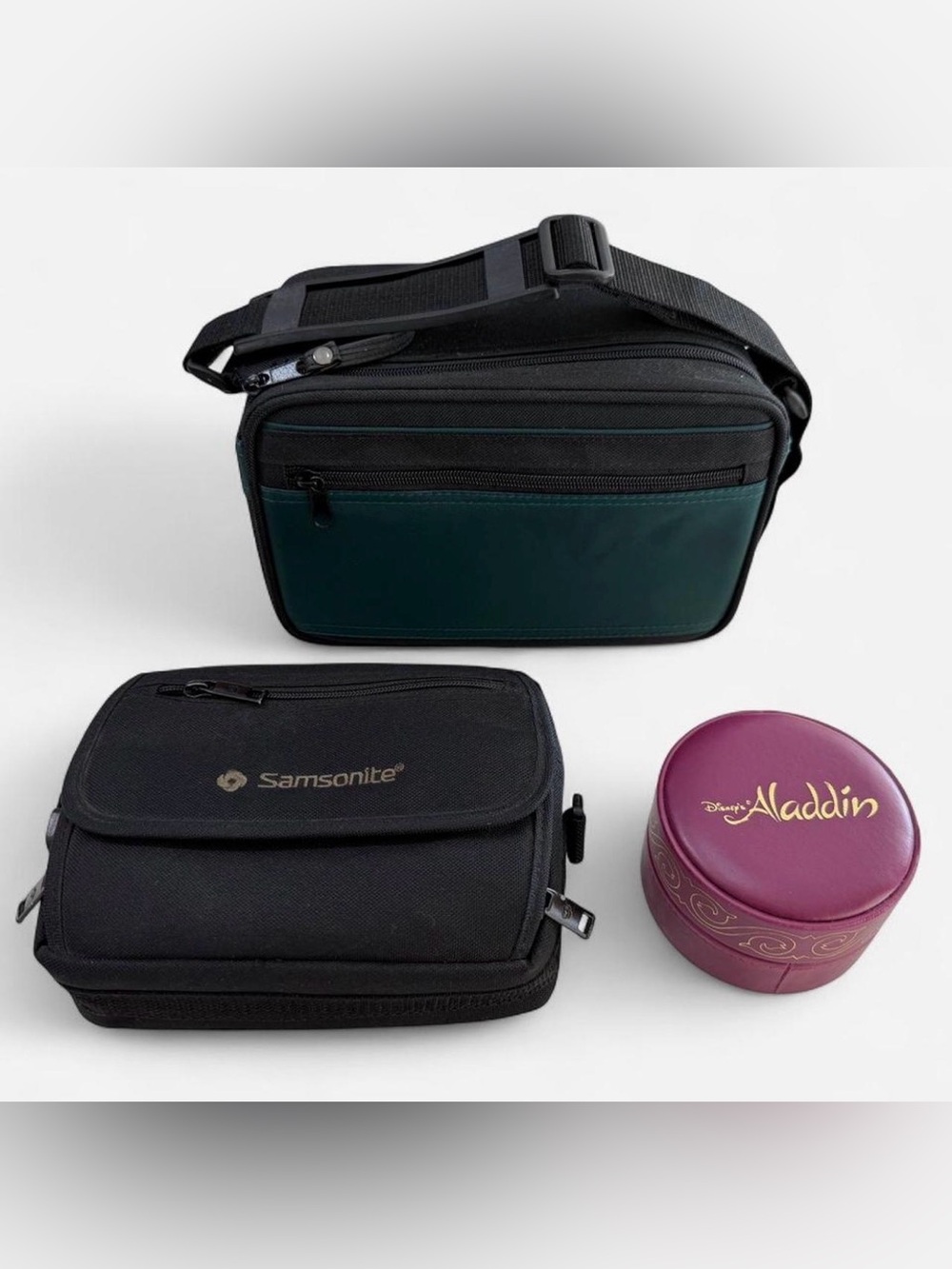 Camera Bags and Watch Case.